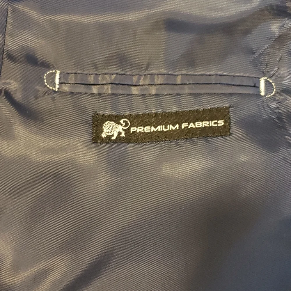 Linea Uomo Men's Rayon Linen‎ Blend Navy Blue Jacket